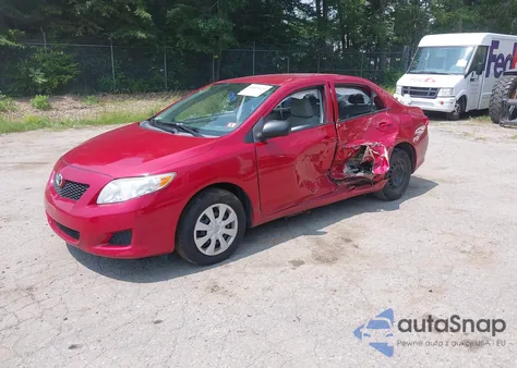 2010 Toyota Corolla из США, поврежденный, VIN 2T1BU4EE3AC243446